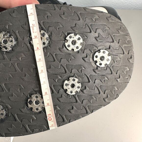 A. Testoni Leather Loafers Oxford Black Golf Shoes Size 8-8.5 - Picture 12 of 16